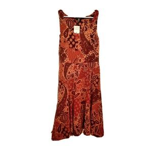 Lauren Ralph Lauren shades of red Fit & Flare Dress Size M